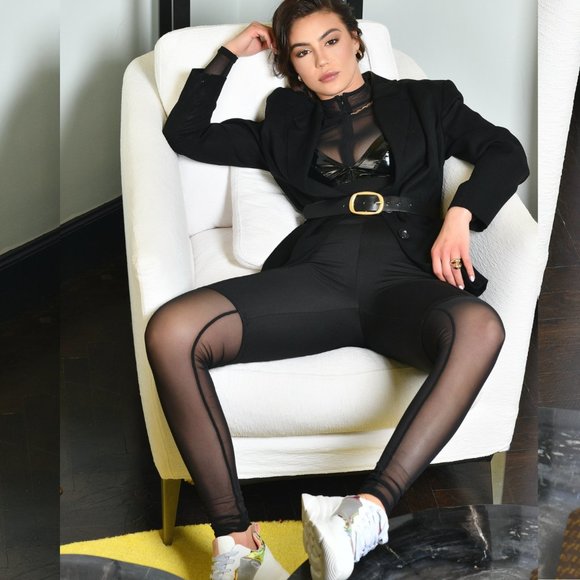 Sweety mesh ful-lbody catsuit. Maison Catanzaro (France) - Picture 4 of 4